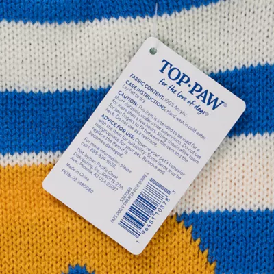 Product Top Paw® Striped Dog Sweater