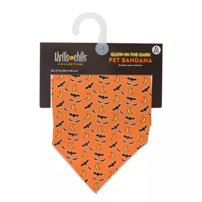Product Thrills & Chills® Glow-in-the-Dark Pet Bandana