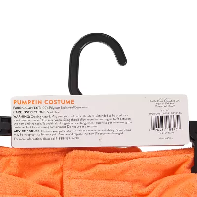 Product Thrills & Chills® Pet Pumpkin Costume, Dog & Cat