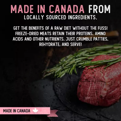 Product Only The Best Freeze-Dried Raw Adult Dog Food Dinner Patties - Beef