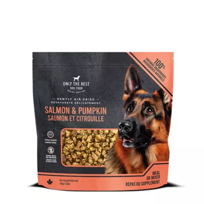 Product Only The Best Air Dried Adult Dog Food or Mixer - Salmon and Pumpkin