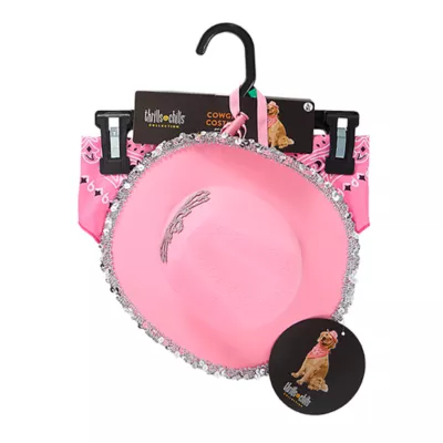 Product Thrills & Chills® Pink Cowgirl Hat & Bandana