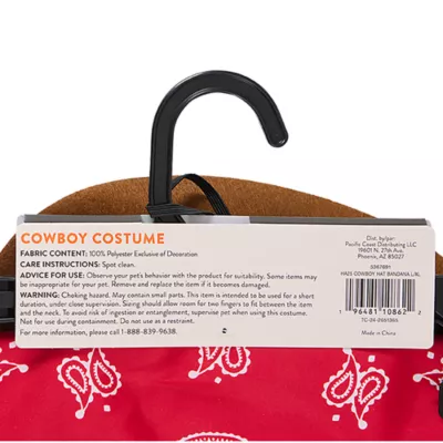 Product Thrills & Chills® Cowboy Hat & Bandana, Dog & Cat