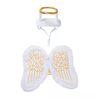 Product Thrills & Chills® Halo + Wings Costume, Dog & Cat