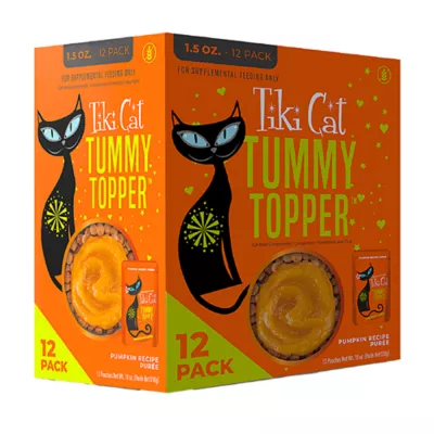 Product Tiki Cat Born Carnivore Functional Topper - Pumpkin, 12 Ct, 18 Oz