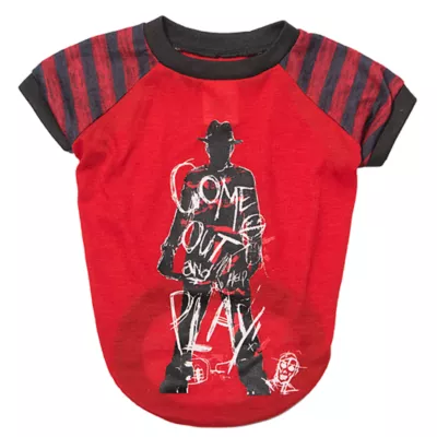 Product Nightmare on Elm Street Come Out And Play T-Shirt For Dogs