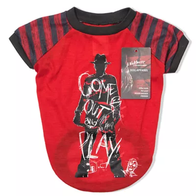 Product Nightmare on Elm Street Come Out And Play T-Shirt For Dogs