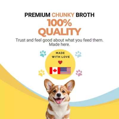 Product TOPZ Chunky Bone Broth Dog Food Topper - Chicken & Veggies