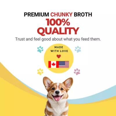 Product TOPZ Chunky Bone Broth Dog Food Topper - Beef & Veggies