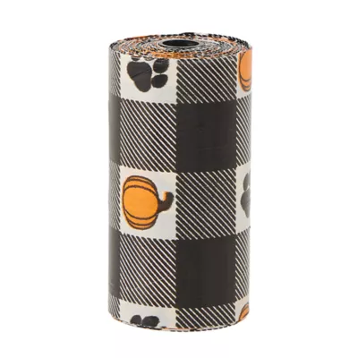 Product Thrills & Chills® Halloween Waste Pick Up Bags, Pumpkins, 15 Count