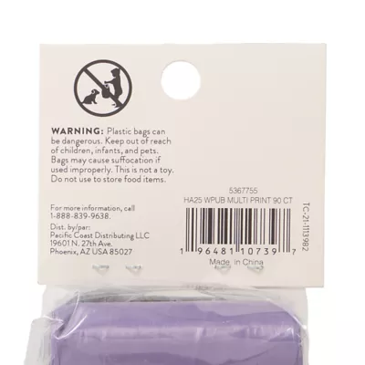 Product Thrills & Chills® Halloween Waste Pick Up Bags, Multi Print, 90 Count