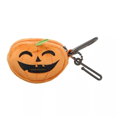 Product Thrills & Chills® Pumpkin Waste Pickup Bag Dispenser, 15 Pickup Bags Included