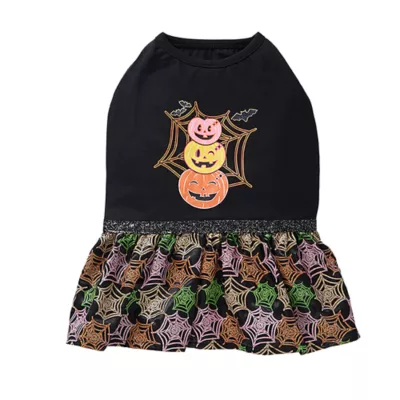 Product Thrills & Chills® Pet Pumpkin Web Dress