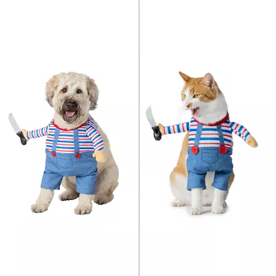 Product Thrills & Chills® Pet Creepy Doll Costume, Dog & Cat