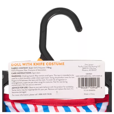 Product Thrills & Chills® Pet Creepy Doll Costume, Dog & Cat