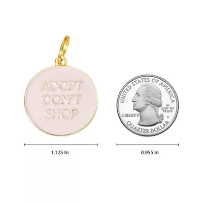 Product Two Tails Pet Company 'Adopt Don't Shop' Pet ID Tag