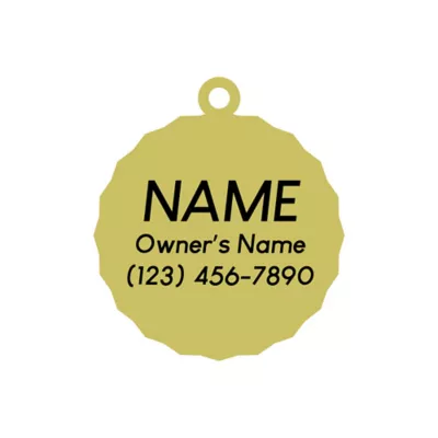 Product Two Tails Pet Company Americana Pet ID Tag