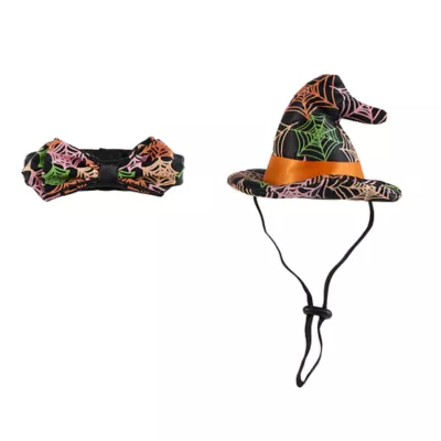 Product Thrills & Chills® Web Hat & Bowtie, Dog and Cat
