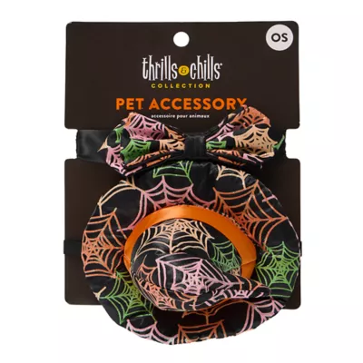 Product Thrills & Chills® Web Hat & Bowtie, Dog and Cat