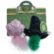 Product Wicked Hat and Tiara Plush Cat Toys, 2 Pack