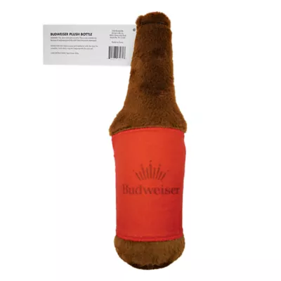 Product Anheuser Busch,  Budweiser Plush Bottle Brown Dog Toy