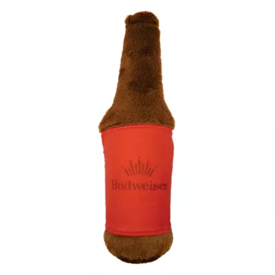 Product Anheuser Busch,  Budweiser Plush Bottle Brown Dog Toy