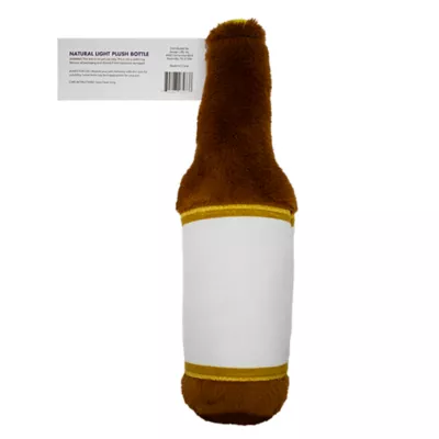 Product Anheuser Busch, Natural LT Plush Bottle Brown Dog Toy