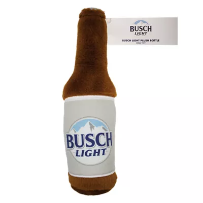 Product Anheuser Busch, Bush Plush Bottle Brown Dog Toy