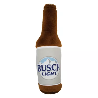 Product Anheuser Busch, Bush Plush Bottle Brown Dog Toy