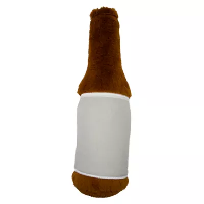 Product Anheuser Busch, Bush Plush Bottle Brown Dog Toy