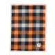 Product Thrills & Chills® Orange Plaid Cozy Throw Pet Blanket