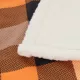 Product Thrills & Chills® Orange Plaid Cozy Throw Pet Blanket