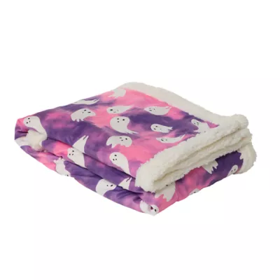 Product Thrills & Chills® Ghost Cozy Throw Pet Blanket