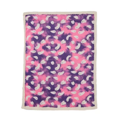 Product Thrills & Chills® Ghost Cozy Throw Pet Blanket