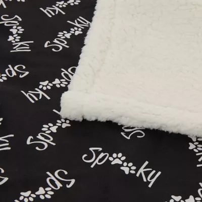 Product Thrills & Chills® Spooky Cozy Throw Pet Blanket