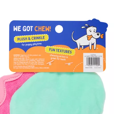 Product Joyhound® Chew Well® Dinosaur Flattie Dog Chew Toy