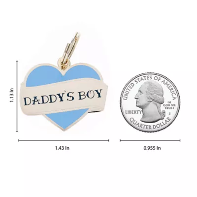 Product Two Tails Pet Company 'Daddy's Boy' Pet ID Tag