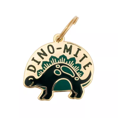 Product Two Tails Pet Company Dino-Mite Pet ID Tag