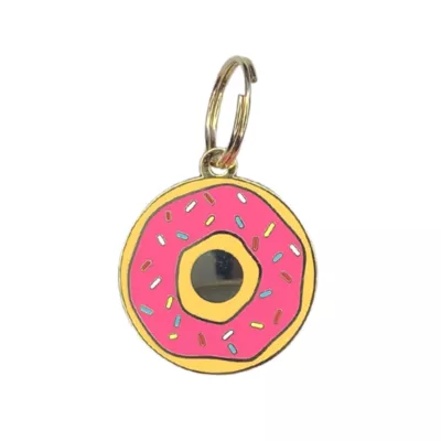 Product Two Tails Pet Company Donut Pet ID Tag