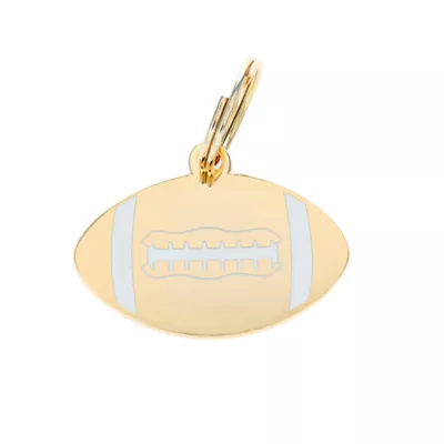 Product Two Tails Pet Company Football Pet ID Tag