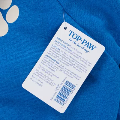 Product Top Paw® Pet Hoodie, Dog and Cat