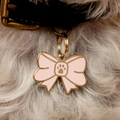 Product Two Tails Pet Company Bow Pet ID Tag