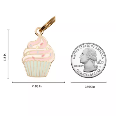 Product Two Tails Pet Company Cupcake Pet ID Tag
