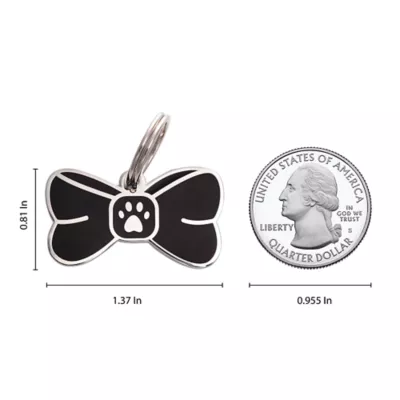 Product Two Tails Pet Company Bowtie Pet ID Tag
