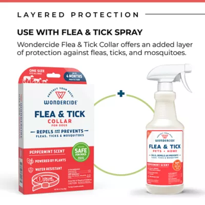 Product Wondercide Dog Natural Flea & Tick Peppermint Collar