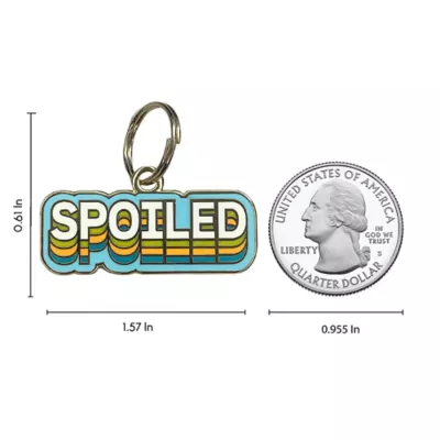 Product Two Tails Pet Company Spoiled Pet ID Tag