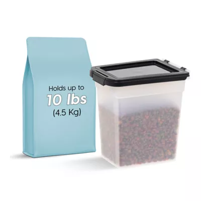 Product IRIS, 10 Lbs. Airtight Pet Food Container - Dog & Cat Food Storage Bin - Treat Box