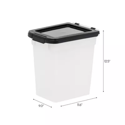 Product IRIS, 10 Lbs. Airtight Pet Food Container - Dog & Cat Food Storage Bin - Treat Box