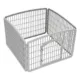 Product IRIS, 24-inch Exercise 4-Panel Pet Playpen with Door, Silver