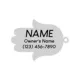 Product Two Tails Pet Company 'Hamsa' Pet ID Tag